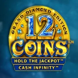 12 Coins Grand Diamond Edition game by Wazdan – logo hosted on Cazeus Casino