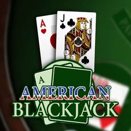 American Blackjack slot logo by Habanero at Cazeus Casino