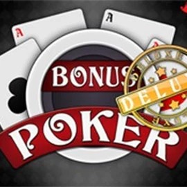 Bonus Poker Deluxe - 3 Hands slot visual from RTG (Reel Time Gaming) available on cazeuss.co.uk