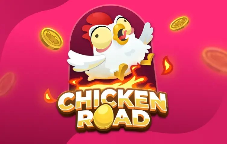 Chicken Road slot logo by InOut at Cazeus Casino