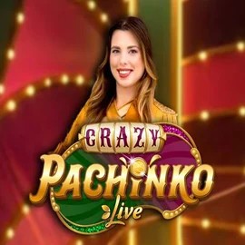 Crazy Pachinko logo by Evolution Cazeus Casino