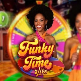 Funky Time logo – Live Casino by Evolution at Cazeus Casino