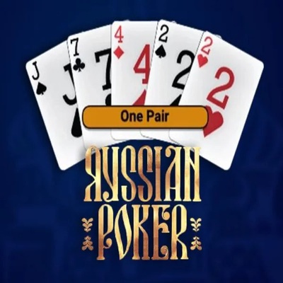 Russian Poker logo by OneTouch Games at Cazeus Casino